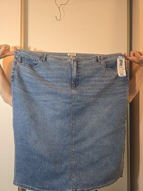 Edited By Remi Bader Denim Skirt Womens 28W